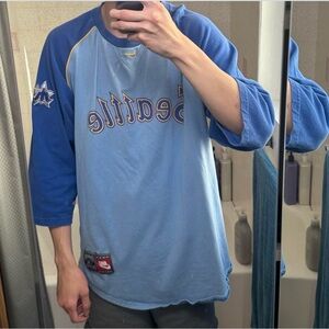 Seattle Mariners Nike Cooperstown Collection Shirt Blue Size XL